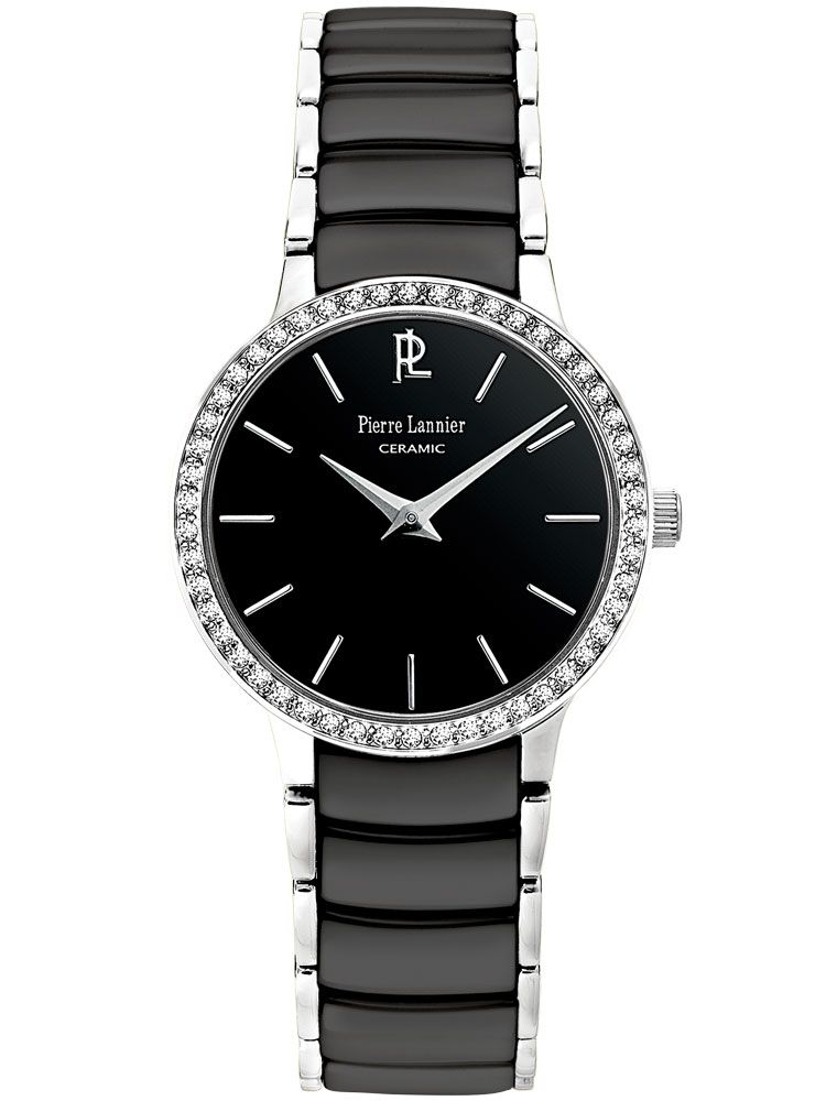 Montre femme Pierre Lannier bracelet céramique noire