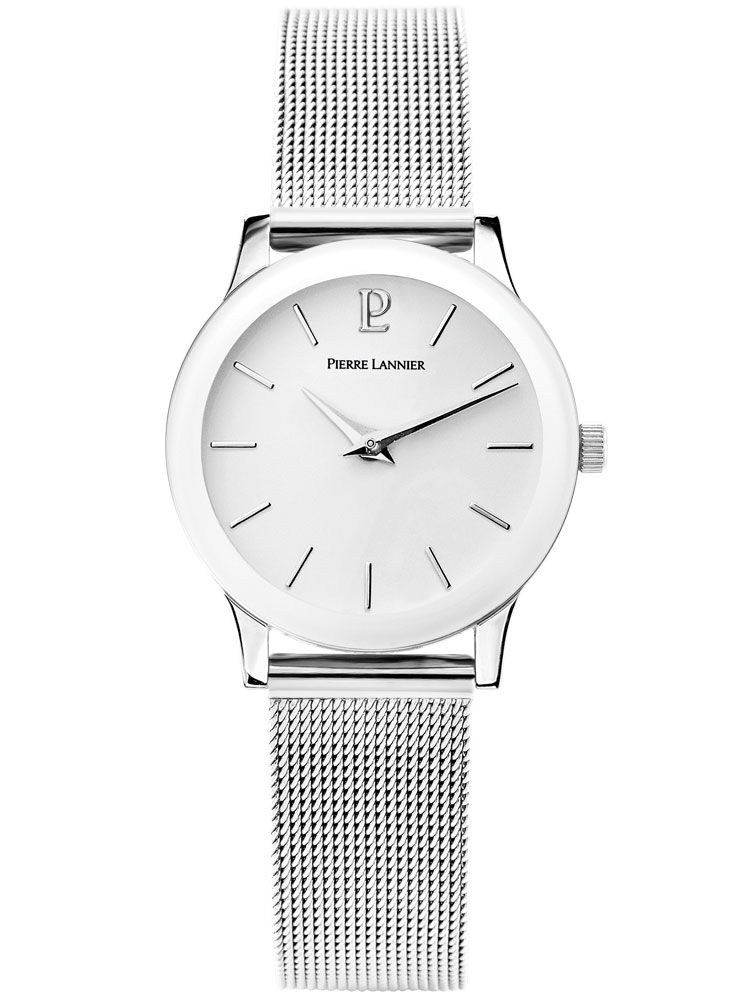 Montre femme mini focus bracelet acier cadran argent