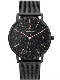 Montre homme Pierre Lannier acier noir 203F438