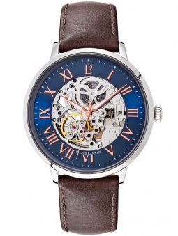 Montre homme Pierre Lannier automatique cuir marron