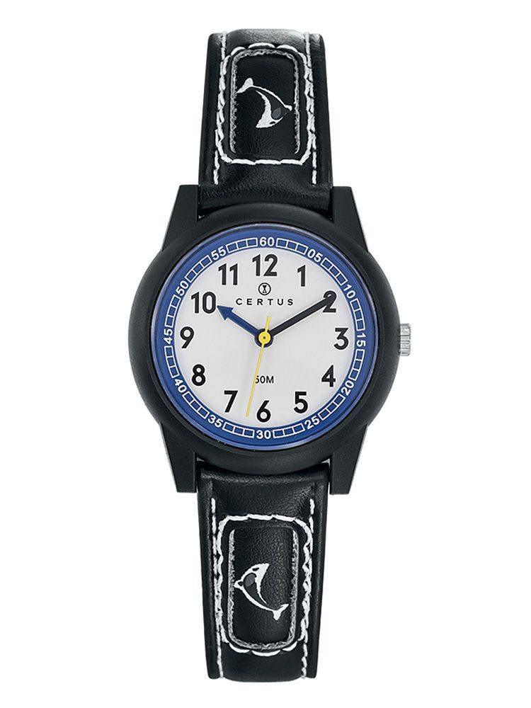 Montre enfant Certus noir dauphin