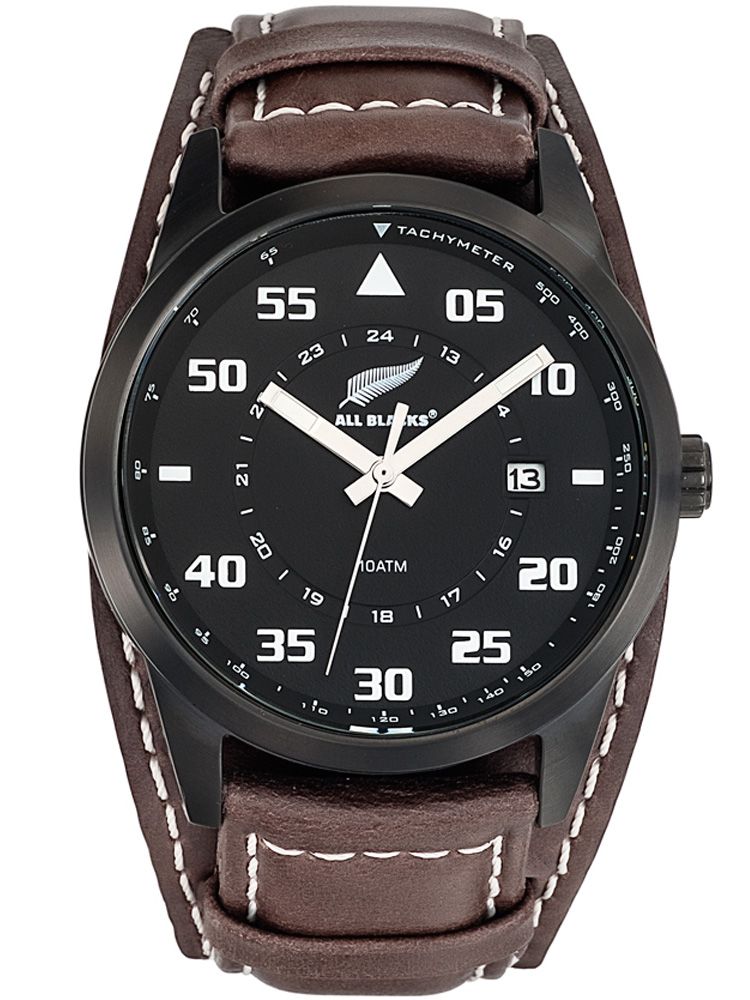 Montre All Blacks Homme Bracelet Cuir 680160 A 89