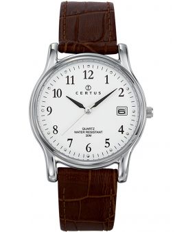 Montre homme Certus cuir marron