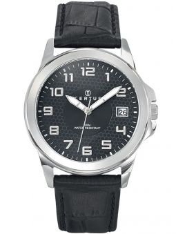 Montre homme Certus cuir noir