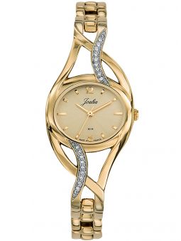 Montre femme Certus Joalia dorée avec pierres