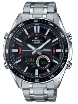 Montre homme Edifice tout acier double affichage