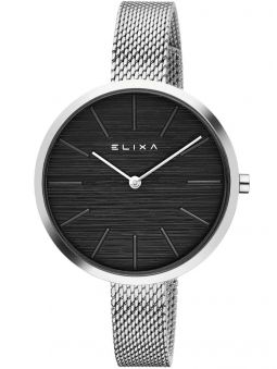Montre femme Elixa bracelet milanais en acier