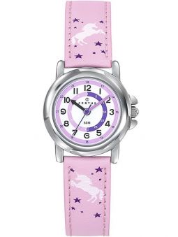 Montre enfant Certus rose avec licorne