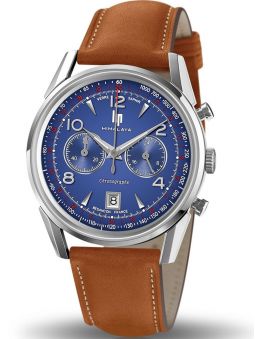 Montre homme LIP HIMALAYA chrono fond bleu 671597