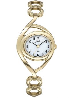 Montre femme Certus Joalia dorée fond blanc