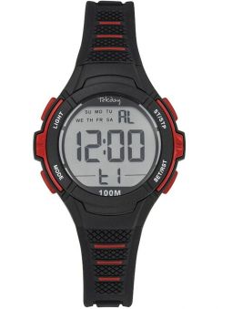 Montre enfant Tekday rouge et noire 654662