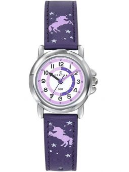 Montre enfant Certus violette avec licorne