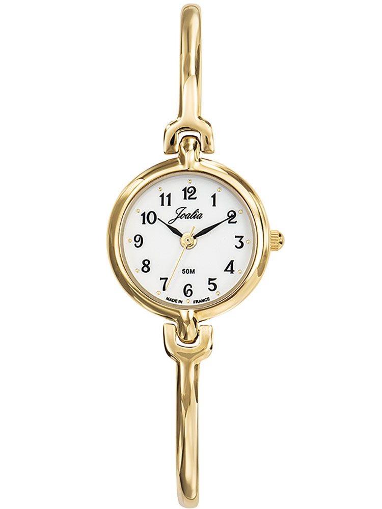 Montre femme dorée Certus Joalia bracelet fin