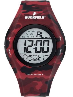 Montre homme Ruckfield militaire rouge