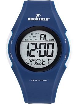 Montre homme Ruckfield acier sport bleue