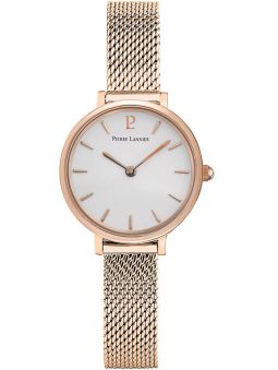 Montre femme Pierre Lannier bracelet milanais rose fond nacré 014J928_1