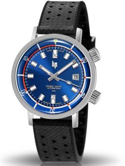 Vue 3/4 de la montre homme LIP Grande Nautic-Ski automatique 671521_1