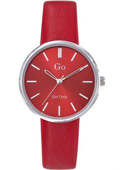 Montre femme Go ronde bracelet rouge 699315