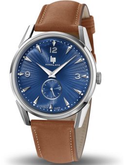 Montre homme LIP HIMALAYA acier fond bleu 671543_1