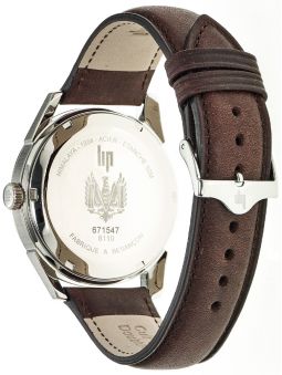 Montre homme LIP HIMALAYA bracelet cuir marron 671547_1