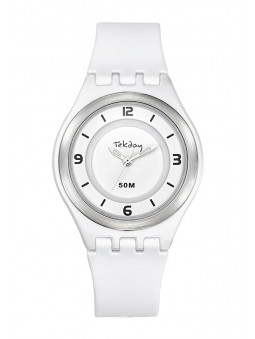 Montre blanche Tekday 654641