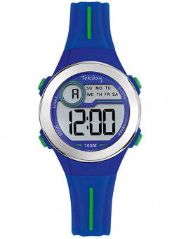Montre digitale sport Tekday bleue avec chronomètre 654692
