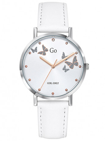 Montre Go for Girl Only blanc papillons 699346