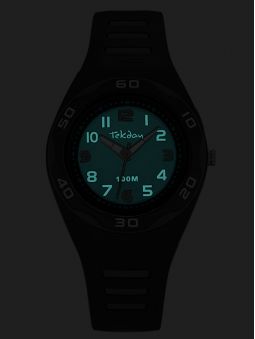 Montre enfant Tekday étanche 10 bar 653493 cadran lumineux