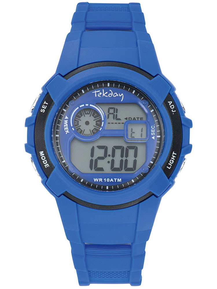 Montre digitale Tekday bleue 654690