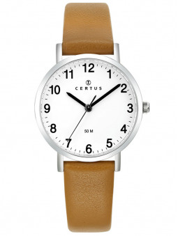 Montre femme Certus bracelet marron clair 6444444