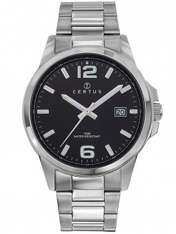 Montre Certus acier cadran noir 616469