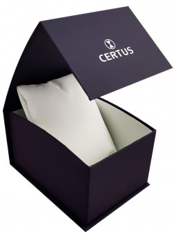 écrin pour montre Certus bracelet cuir noir 611078