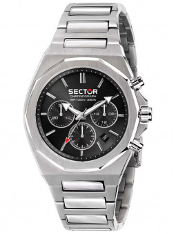 Montre acier noir Sector No Limits Chronographe R3273628002