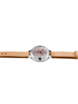 Bracelet montre pour femme, marque oui and me, collection fleurette