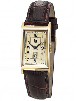 Montre Lip T18 vintage cuir brun 671006