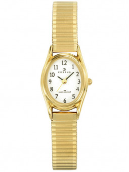 Montre Certus doree pour femme bracelet elastique 630715