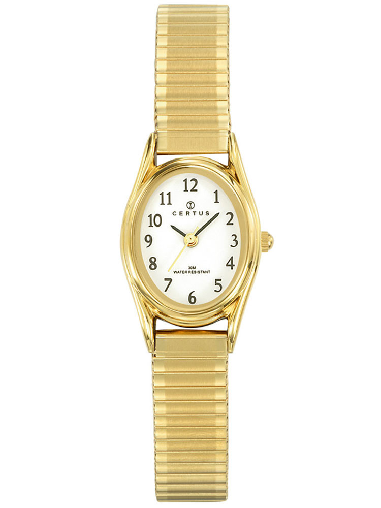 Montre Certus doree pour femme bracelet elastique 630715