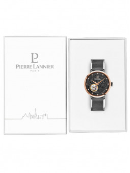 Packaging, boîte de la montre automatique Pierre Lannier 310F988