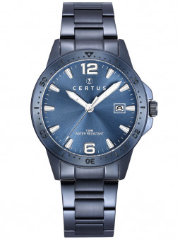 Montre Certus acier bleu 616483