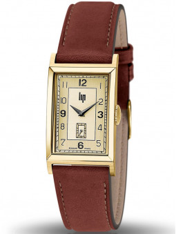 Montre Lip Churchill T18 vintage cuir marron clair 671014