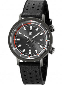 Coffret montre Lip Nautic Ski plongee automatique noir 671522 a offrir ou a s offrir