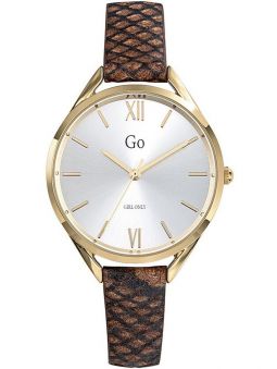 Montre GO Girl Only cuir effet peau de serpent