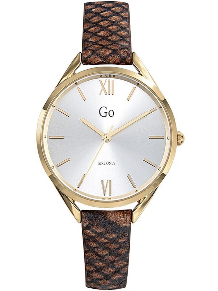 Montre GO Girl Only cuir effet peau de serpent