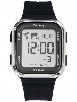 Tekday vous propose cette montre digitale noire pour homme et femme, ultra tendance. Style sportif. Code article 655985