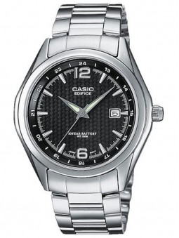 Montre Casio Edifice en acier, avec une bonne étanchéité de 10 bars. Style sport. Code article : EF-121D-1AVEG