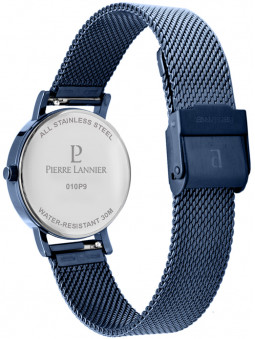 Montre femme bleue Pierre Lannier 010P968 de dos