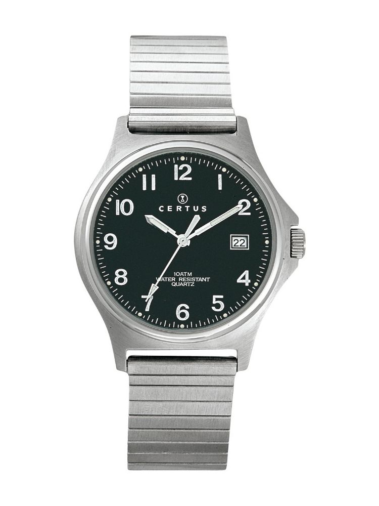 Montre Certus bracelet extensible argent acier 615827