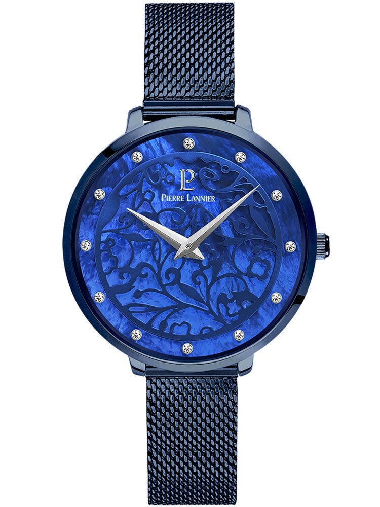 Montre femme Pierre Lannier Eolia bleu nacré 045L968