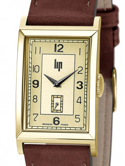 Zoom sur la montre Lip Churchill T24 dorée 671277