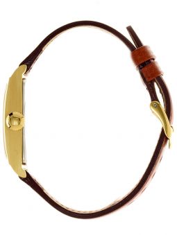 Vue de profil de la montre Lip Churchill T18 vintage cuir marron clair 671014
